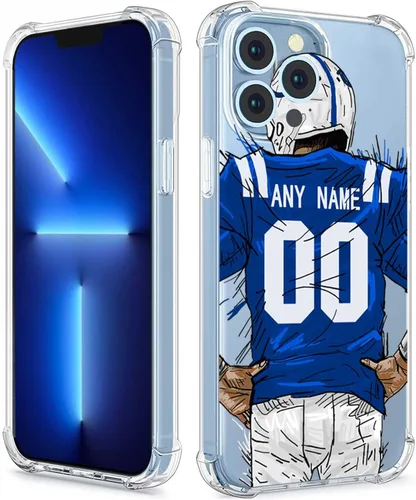Miniatura 35 de Funda protectora personalizada con nombre y números para iPhone 15, 14, 13, 12, 11 Xs Max XR 8 7 6 Plus 11 Pro Mini, delgada, a prueba de golpes