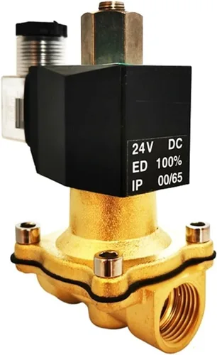 Normally Opened 1/4inch 3/8inch 1/2inch 3/4 1inch 1-1/4inch 1-1/2inch 2inch Solenoid Valve Electric Brass 220v 24v 12v 110v 1Pcs(BSP_24VAC_80