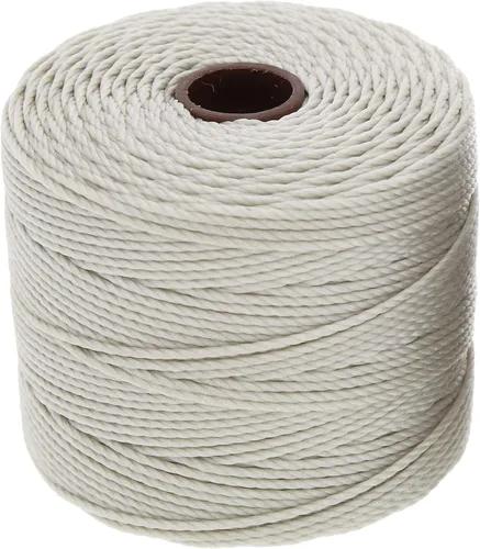 Miniatura 7 de The Beadsmith S-Lon Cordón para Cuentas – Cordón de Nylon Torcido de 0.5 mm para Ensartar, Paquete de 4, Mezcla de Neutrales Fríos, TEX210, 77