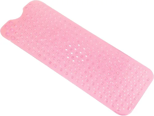 Miniatura 12 de Almohadilla de ducha antideslizante para bañera, 21 x 21 pulgadas, suave, de gran tamaño, lavable a máquina, con orificios de drenaje, ventosa