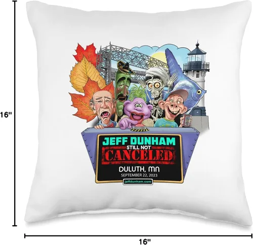 Miniatura 4 de JEFF DUNHAM Duluth, MN (2023) - Almohada (16 x 16 pulgadas), multicolor