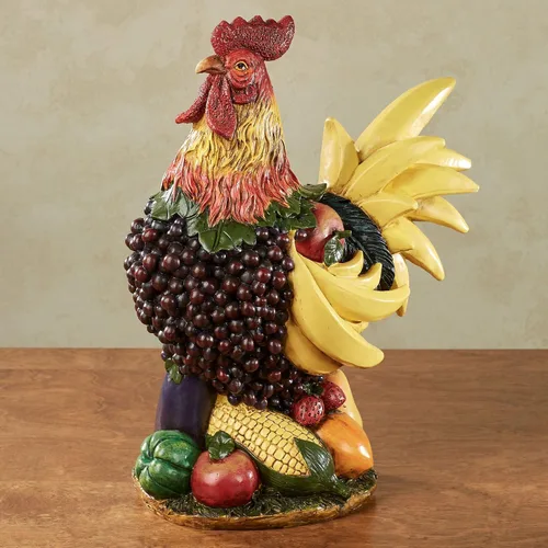Miniatura 2 de Touch of Class Escultura de mesa de gallo Medley 12 pulgadas de ancho x 7 pulgadas de profundidad x 15 pulgadas de alto