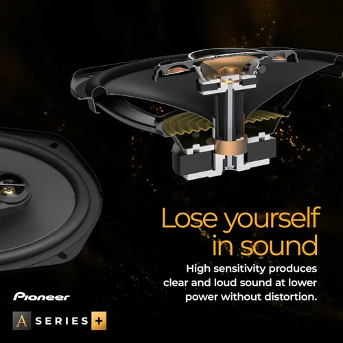 Miniatura 5 de PIONEER A-Series Plus TS-A1681F - Altavoces de 4 vías de 6.5 pulgadas (par) - 350 W máximo, sonido equilibrado + agudos suaves, graves mejorados