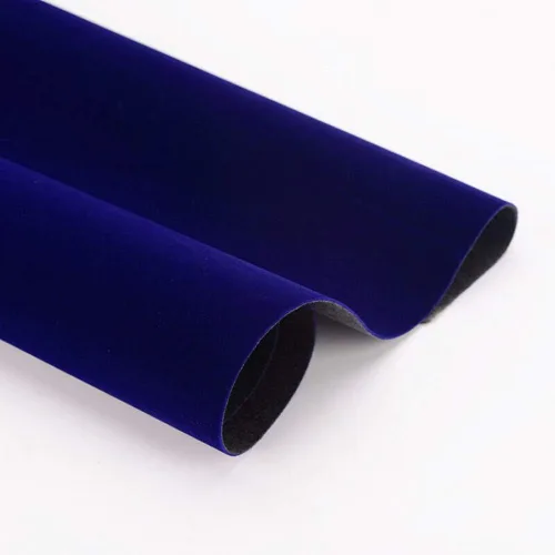Taogift Papel Adhesivo de Forro para Estantes de Terciopelo Azul Autoadhesivo para Cajones Cómodas Gabinetes Exhibidores de Joyería Salpicadero