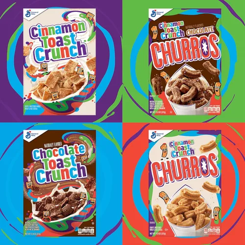 Miniatura 9 de Cinnamon Toast Crunch Taza de cereales para desayuno, cereal de una sola porción, 2 onzas (paquete de 12)