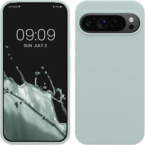 Miniatura 310 de kwmobile Funda Compatible con Google Pixel 6 Pro - Funda de Teléfono de Silicona TPU con Acabado Suave - Azul Caribe
