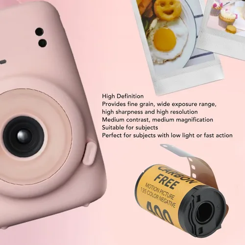 Miniatura 2 de Película de color negativo ISO 320-400, película desechable HD de grano fino de 1.378 in de amplia exposición para cámaras 135 (8 hojas)