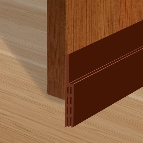Miniatura 12 de Tope adhesivo para puerta con respaldo de silicona – Sello de puerta adhesivo para puertas interiores y exteriores, insonorizado y aislante de aire