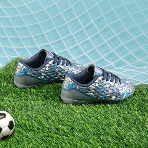 Miniatura 3 de DREAM PAIRS Zapatos de fútbol para césped artificial para niños y niñas con cordones para niños pequeñosgrandes