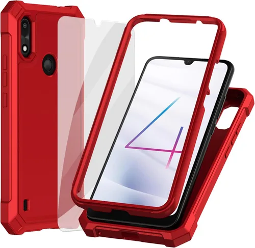 Miniatura 10 de Ailiber Funda para teléfono celular Gabb Phone 4, protector de pantalla Gabb Phone 4, protector de doble capa, parachoques de TPU en esquina a Azul