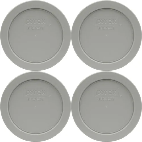 Miniatura 4 de Pyrex Tapa de repuesto para almacenamiento de alimentos gris azabache de 7200 unidades, 2 tazas, fabricada en Estados Unidos