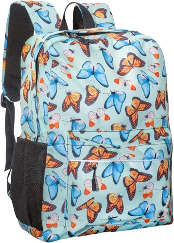 Miniatura 9 de Fenrici - Mochila para niñas, niños y adolescentes, mochila reciclada para laptop, de 16 x 13.5 pulgadas, Computadora portátil, M, Negro