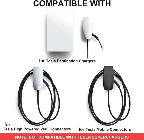 Miniatura 3 de KHONS Adaptador para Tesla a J1772 Adaptador Max 60A 250V Compatible con Tesla Móvil/Conectores de Pared, Cargadores de Destino Adaptador