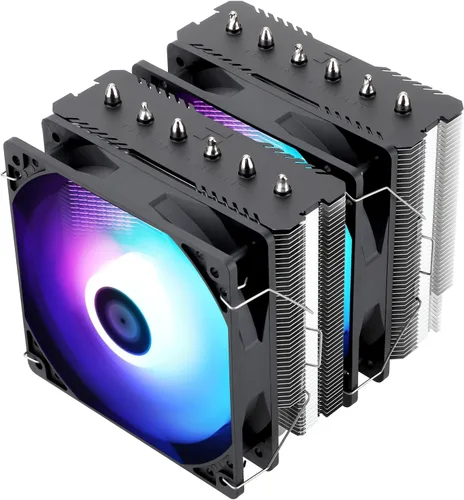 Miniatura 8 de Enfriador de CPU Thermalright Peerless Assassin 120 SE, 6 tubos de calor tecnología AGHP, ventiladores PWM duales de 120 mm, velocidad de 1550 RPM