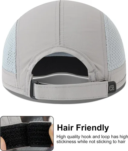 Miniatura 9 de GADIEMKENSD Sombrero plegable para hombre de ala larga con protección solar UPF 50+ Plegable Gris Claro
