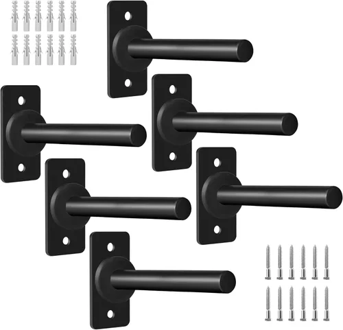 Miniatura 12 de EVERYMATE Soporte para placas de peso, soporte de placa de peso de montaje en pared para placas de parachoques, capacidad máxima de peso de 330