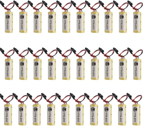BALOLO - Batería de litio PLC 1770-XYC 3V 1800mAh para Allen Bradley PLC 1770-XYC/A 1770-XYB Cell no recargable