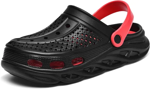 Miniatura 9 de Zuecos con forro de piel para mujer y hombre, pantuflas cálidas y mullidas, zapatos de jardín de invierno, sandalias para interiores y exteriores