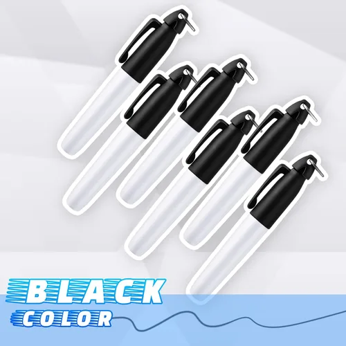 Miniatura 5 de CHENGU 24 mini marcadores con clips de llavero de golf, marcadores de insignia con llavero de punta fina para suministros de oficina de enfermeras