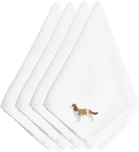 Miniatura 93 de Caroline's Treasures BB3448NPKE Affenpinscher - Juego de 4 servilletas bordadas, lavables, suaves, duraderas, servilletas de mesa para hotel