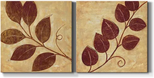 Miniatura 9 de Renditions Gallery Arrangement of Spring I - Arte de pared, decoración en lienzo de alta calidad con envoltura de galería, listo para colgar, 10