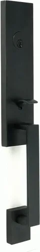 Miniatura 3 de Weslock Leighton - Manija de entrada (negro mate)