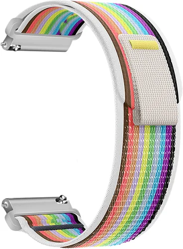 Miniatura 26 de Correa de nylon compatible con Samsung Galaxy Watch 7/FE/6/5 Pro 4 3/Watch 4 6 Classic/Active/Gear S2 S3 Frontier, correa de bucle deportivo de 20