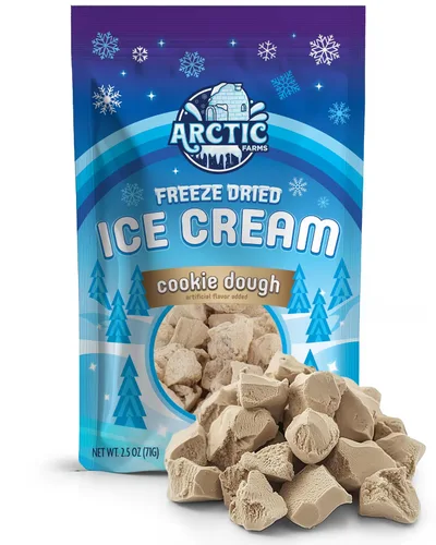 Miniatura 34 de Arctic Farms Trozos de Helado Liofilizado a Granel - No se Derrite (Mantequilla de Maní) (1 libra)