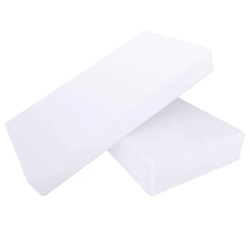 Miniatura 4 de NTBAY - Sábana bajera ajustable para cuna para bebé, color sólido y suave, 28.0 x 52.0 pulgadas Blanco