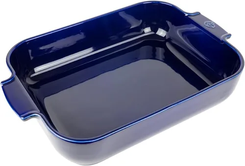 Miniatura 9 de Peugeot - Appolia Plato rectangular para horno - Panadero de cerámica con asas - Azul, 8 x 6 x 2 pulgadas