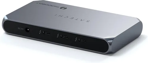 Miniatura 8 de Satechi Hub delgado Thunderbolt 4 5-en-1, carga USB C de 60W, pantalla única de 8K o doble de 4K, 4 puertos Thunderbolt 4, USB 3.2 Gen2, compatible