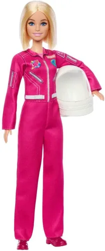 Miniatura 4 de Barbie Careers - Muñeca de Moda Astronauta con Look Removible con Traje Espacial Rosa y Zapatos, Más Accesorio de Casco, Carrera del Año 2026