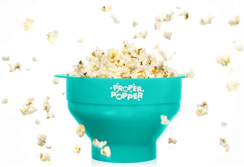 Miniatura 2 de The Original Proper Popper - Palomitas de maíz para microondas, máquina de palomitas de maíz, tazón plegable sin BPA y apto para lavavajillas