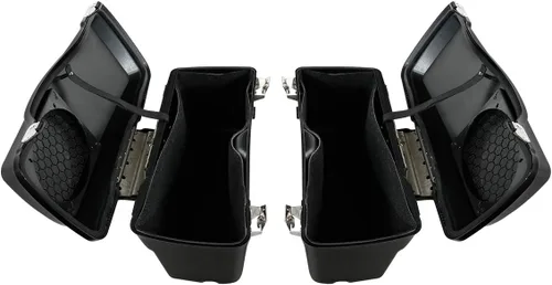 Miniatura 6 de TCMT Alforjas duras de 6 x 9 pulgadas, tapa de altavoz, llave y forros, inserto de alfombra para Harley Touring Modelos CVO Road Glide Road King