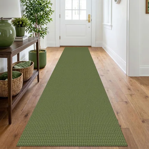 Miniatura 120 de IOHOUZE Alfombra de Área Lavable 4x6 Antideslizante con Respaldo de Goma Alfombras Tejidas para Entrada Interior Alfombras de Dormitorio Alfombra