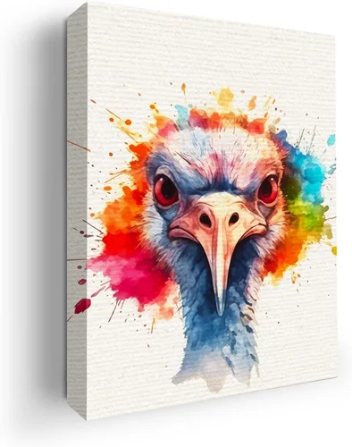 Miniatura 52 de Mavis Print - Lienzo decorativo para pared con diseño de conejo/conejo, 36 x 36 pulgadas, decoración de pared de animales impresos en HD y marco