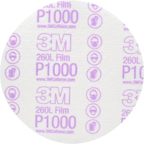 Miniatura 14 de 3M 17 Hookit - Disco de película para acabado, antipolvo, 6 pulgadas, P8., P600, 3