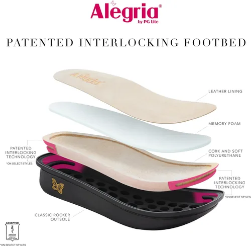 Miniatura 7 de Alegria Deliah - Zapato de cuero profesional para mujer, comodidad durante todo el día, soporte de arco y elegante zapato de cuero profesional