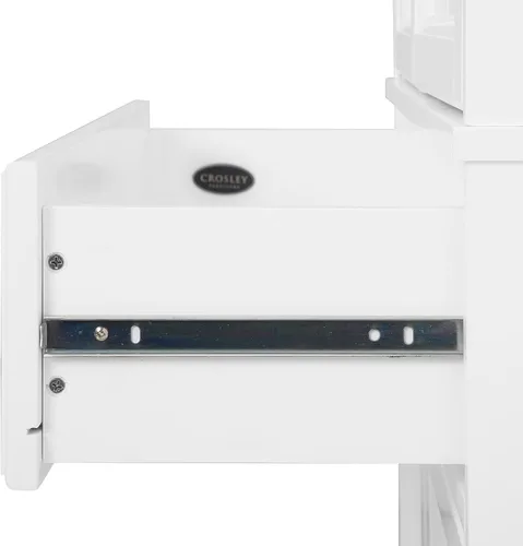 Miniatura 14 de Crosley Furniture Shoreline Coastal - Armario de almacenamiento para despensa con estantes, cocina, comedor o lavandería, color blanco