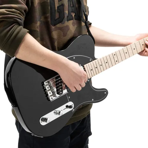 Miniatura 5 de Guitarra eléctrica de 39 pulgadas, diapasón de arce para guitarra eléctrica SS Pickup Case y paquete de accesorios para principiantes paquete