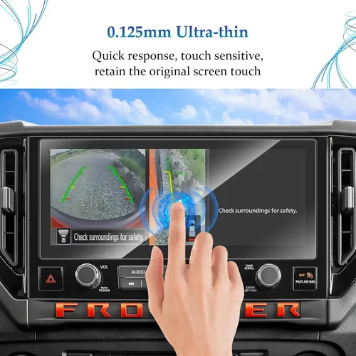 Miniatura 2 de SKTU 2 protectores de pantalla para Nissan Frontier 2025 2026 de 12.3 pulgadas para Nissan Frontier 2025 + navegación de 12.3 pulgadas