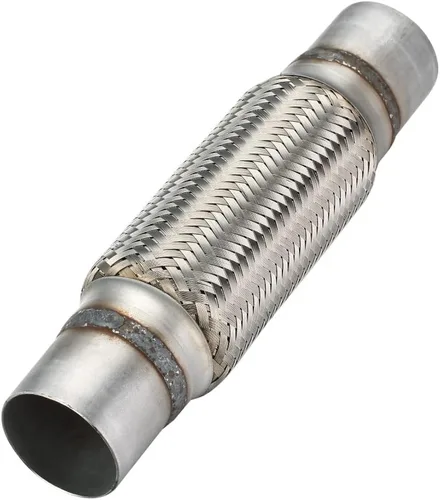 Miniatura 25 de Tubo flexible de escape, tubo flexible de escape resistente de acero inoxidable de 2 x 4 pulgadas, tubo flexible de escape de doble trenza, longitud