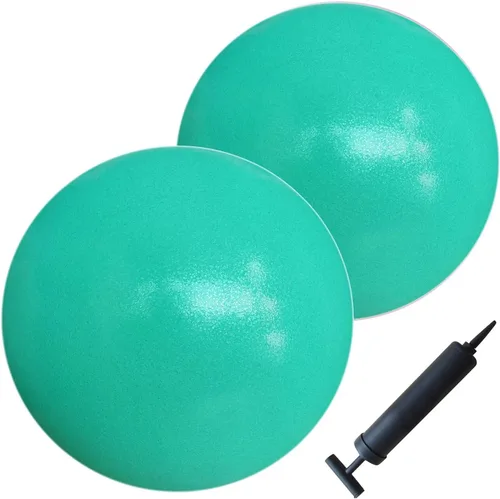 Miniatura 13 de AppleRound Exercise Ball with Pump, 9-Inch Small for Pilates, Yoga, Core Stability - Choose: [Pack of 1 Ball + 1 Pump] or [Pack of 2 Balls + 1 Pump]