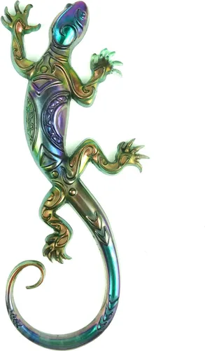 Miniatura 9 de Moldes de silicona de resina para colgar en la pared, adorno decorativo de arte animal, molde de fundición Gecko para resina epoxi, moldes de resina