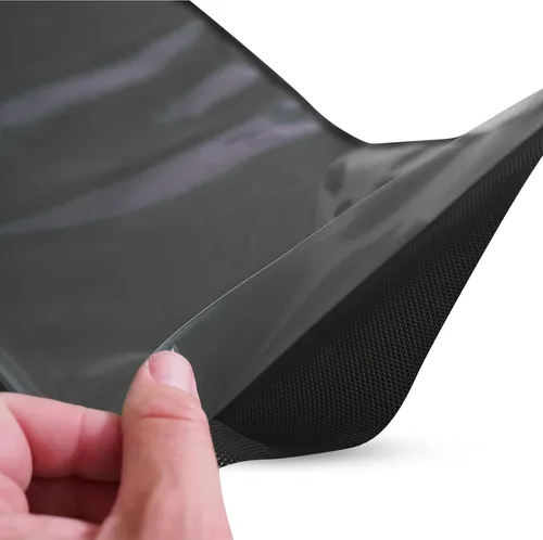 Miniatura 3 de Bolsas de diamante - Bolsas de sellado al vacío 5mil - 50 bolsas (11x24, Negro/Transparente)
