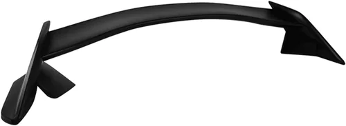 Miniatura 13 de IKON MOTORSPORTS, Alerón de maletero prepintado compatible con Honda Civic 4Dr Sedan 2016-2021, TR pintado #731513 Centro negro brillante y tapa