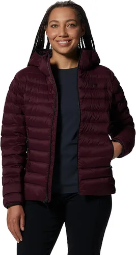 Miniatura 10 de Mountain Hardwear Deloro - Sudadera con capucha de plumón con cremallera completa para escalada y esquí, aislada, resistente al viento y al agua