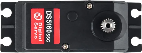 Miniatura 4 de 2 piezas RCmall DS5160 SSG HV 132.3 lbs gran par programable digital 270 grados RC Servo con brazo servo de metal ajustable T18 para 1/5 escala RC