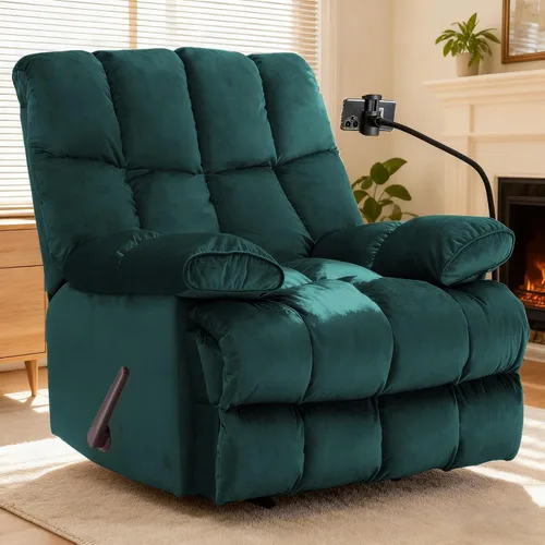 Miniatura 10 de Silla Reclinable Extra Grande, Sillas Reclinables para Hombres Grandes de 400LBS, Silla Reclinable Extra Ancha, Silla Reclinable Grande y Resistente