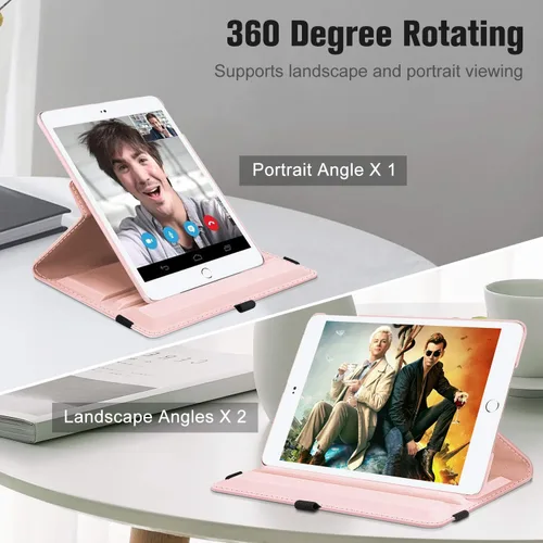 Miniatura 3 de Fintie - Funda giratoria para iPad 6ª / 5ª generación (2018/2017), iPad Air 2 / Air 1 (24.6 cm), funda con soporte giratorio de 360 grados, función